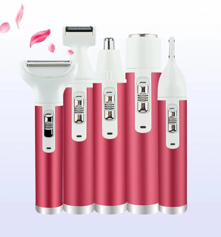 5 in 1 Women Epilator Female Eyebrow Trimmer Lady Shaver For Hair Removal Shaving Machine Face depilador Bikini Depilatory
5 in 1 Women Epilator Female Eyebrow Trimmer Lady Shaver For Hair Removal Shaving Machine Face depilador Bikini Depilatory