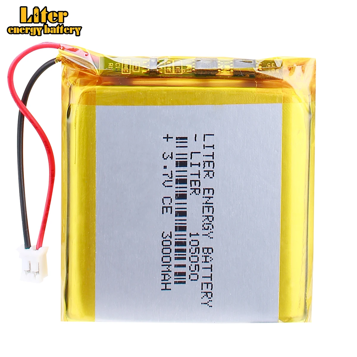 

JST XHR 2.0mm 2pin 3.7V 3000mah 105050 Lithium Polymer LiPo Rechargeable Battery For Mp3 Mp4 Mp5 DIY