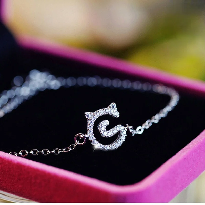 S925 Sterling Silver Micro Inlaid Cute Cat Necklace Women's Korean Style Clavicle Chain Pendant Simple and Fashionable
S925 Sterling Silver Micro Inlaid Cute Cat Necklace Women's Korean Style Clavicle Chain Pendant Simple and Fashionable