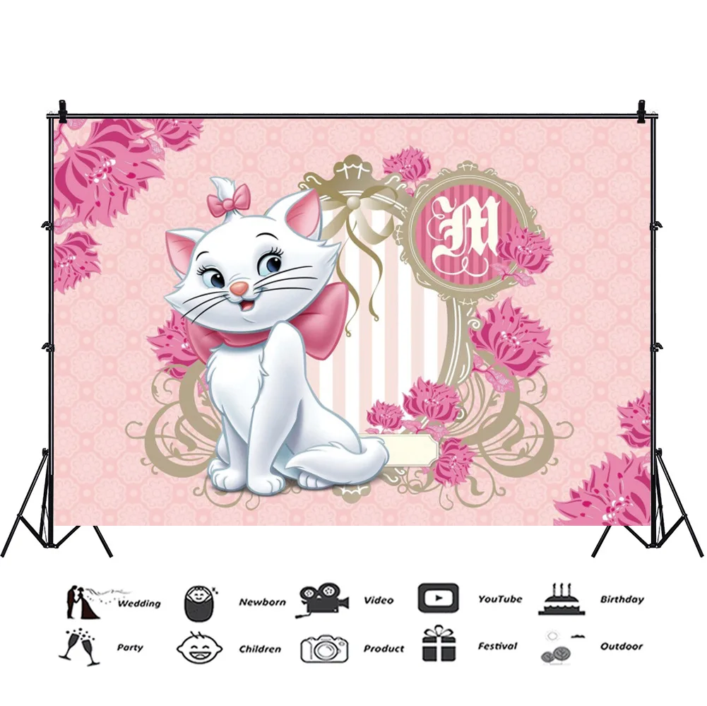 Adorable White Cat Friends The Aristo Background for Portrait Photography Girls Birthday Decors Backdrops Photocall Studio
Adorable White Cat Friends The Aristo Background for Portrait Photography Girls Birthday Decors Backdrops Photocall Studio
