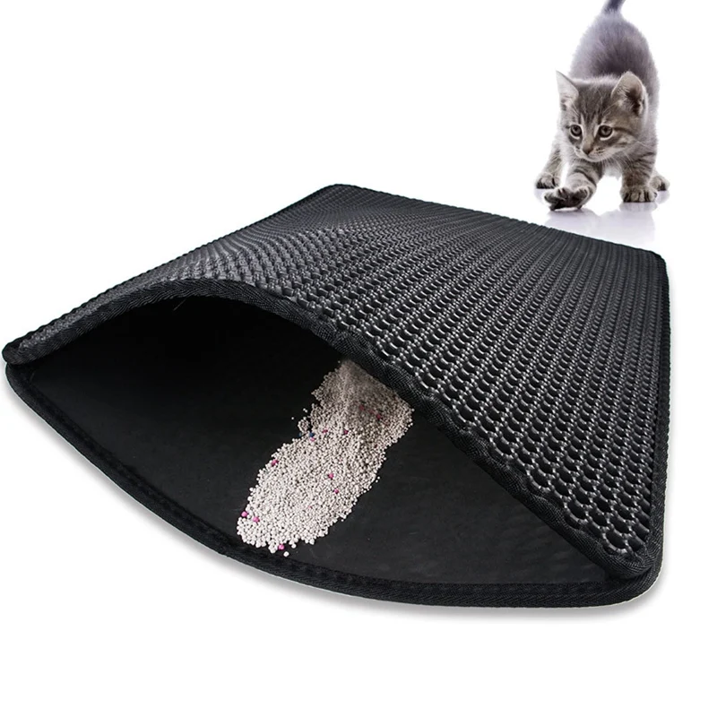 Cat Litter Mat EVA Double-Layer Pet Cat Litter Trapper Mats Waterproof Non-slip Pet Litter Cat Mat Bed Pads for Cats House Clean
Cat Litter Mat EVA Double-Layer Pet Cat Litter Trapper Mats Waterproof Non-slip Pet Litter Cat Mat Bed Pads for Cats House Clean