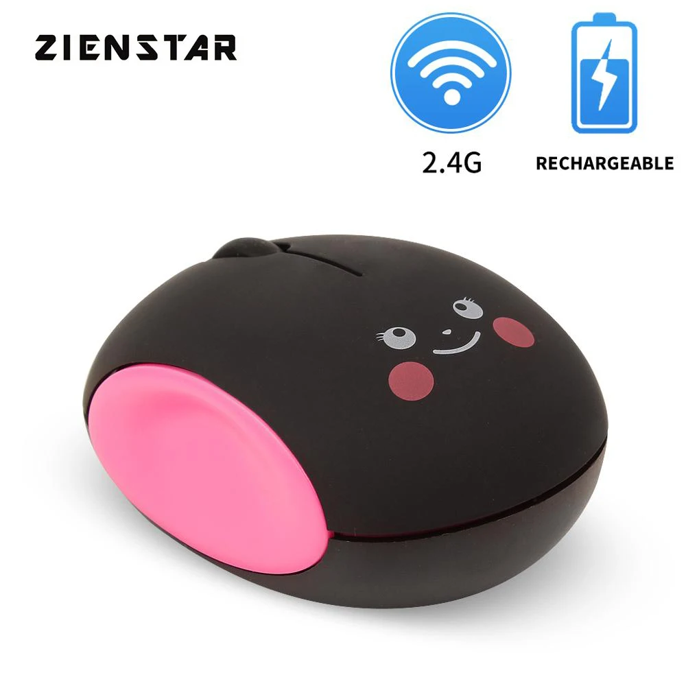 Zienstar Cute 2.4Ghz Wireless Mouse With USB Receiver Mini Rechargeable Gift Computer Mice For Kids Girls Silent Click
Zienstar Cute 2.4Ghz Wireless Mouse With USB Receiver Mini Rechargeable Gift Computer Mice For Kids Girls Silent Click