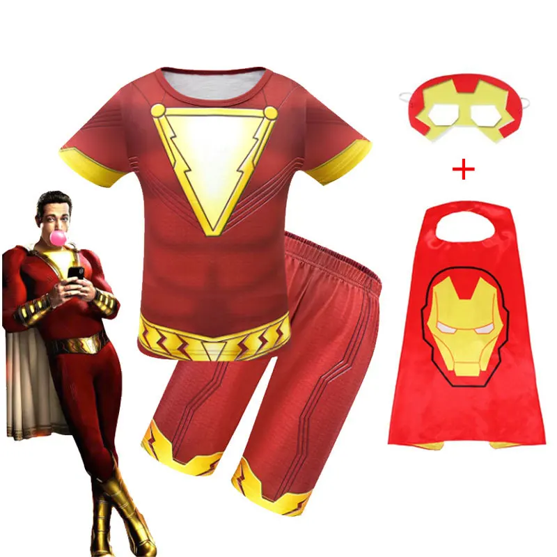 Children's Superhero Cosplay Party Costume Children's Cartoon Captain T-shirt + Shorts Set
Children's Superhero Cosplay Party Costume Children's Cartoon Captain T-shirt + Shorts Set