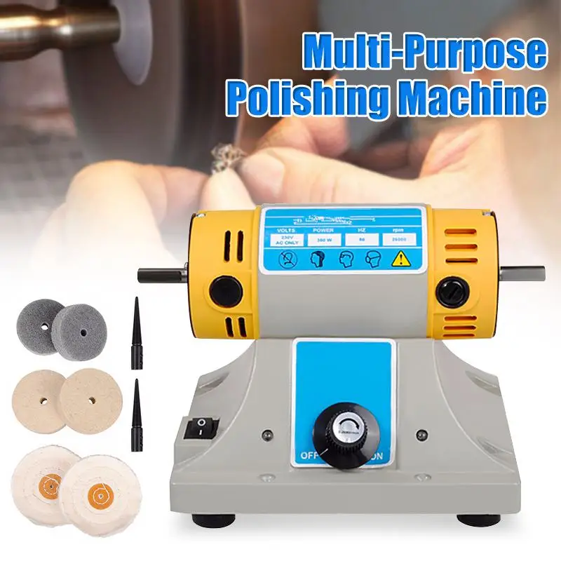 380W 220V Polishing Machine For Jewelry Dental Bench Lathe DIY Woodworking Motor Grinder Machine Tools With Accessories EU Stock
380W 220V Polishing Machine For Jewelry Dental Bench Lathe DIY Woodworking Motor Grinder Machine Tools With Accessories EU Stock