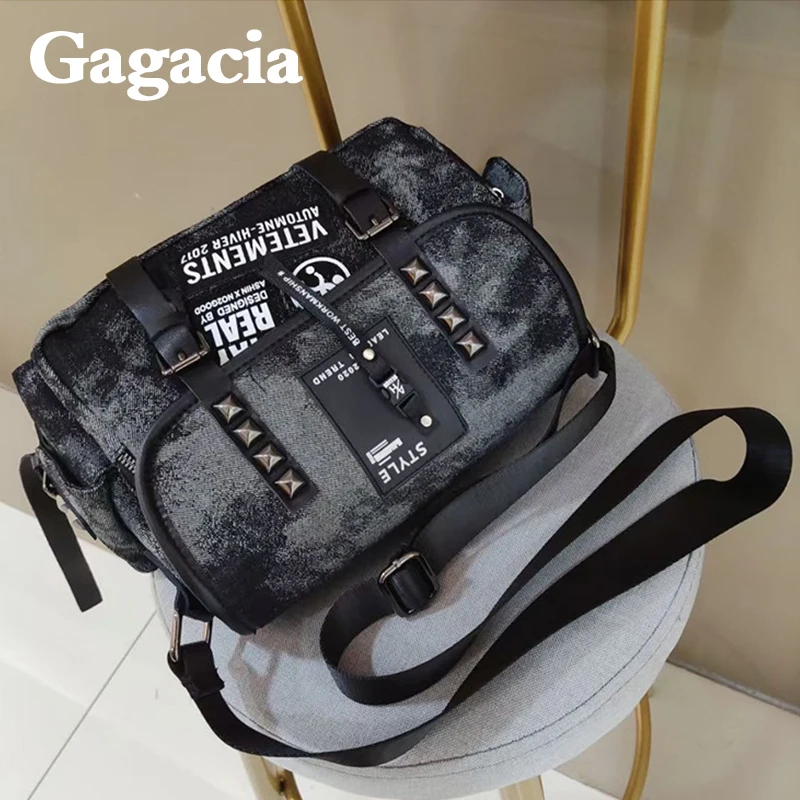 GAGACIA Women's Shoulder Bag For Girl Denim Fashion Design Large Capacity Travel Bag Ladies Messenger Bags Multi Compartment
GAGACIA Women's Shoulder Bag For Girl Denim Fashion Design Large Capacity Travel Bag Ladies Messenger Bags Multi Compartment
