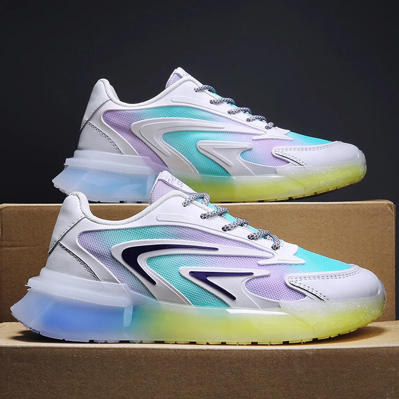 Brand Fashion Designer Sneakers for Men Transparent Bottom Mesh Athletic Mens Sneakers Breathable Soft Sole Men Gym Sneakers
Brand Fashion Designer Sneakers for Men Transparent Bottom Mesh Athletic Mens Sneakers Breathable Soft Sole Men Gym Sneakers