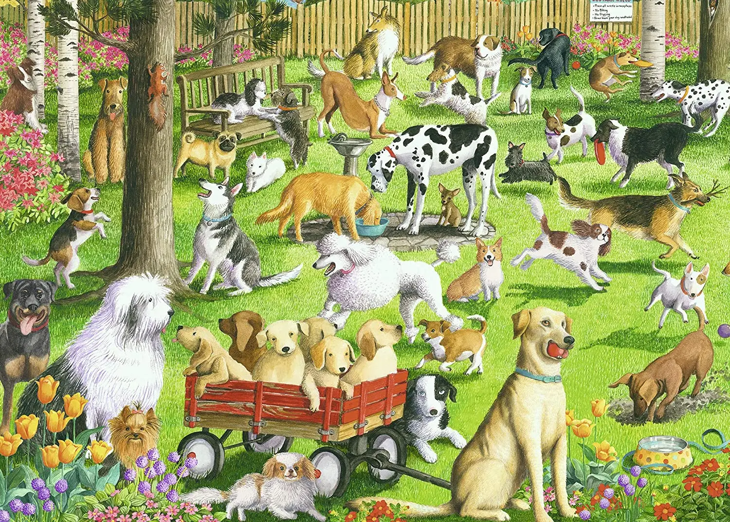 The Dog Park Large Format 500 Piece Jigsaw Puzzle for Adults Educational Toys Puzzles for Adults Wooden Toys Wooden Puzzle
The Dog Park Large Format 500 Piece Jigsaw Puzzle for Adults Educational Toys Puzzles for Adults Wooden Toys Wooden Puzzle