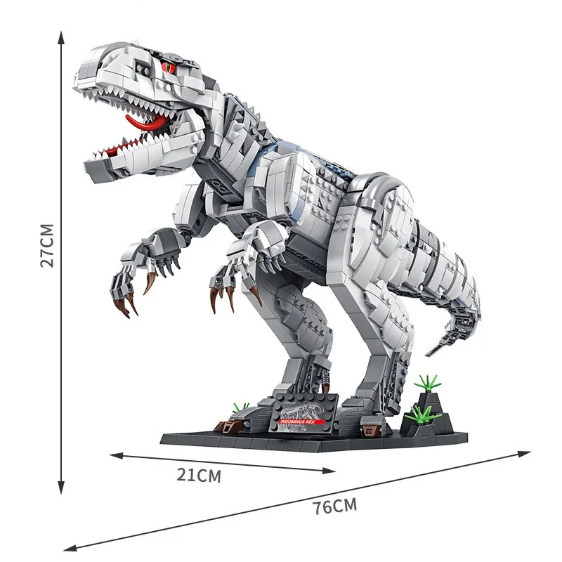 Jurassic Tyrannosaurus Dinosaur Model Bricks Dragon Building Blocks Toys for Children Boy Kids Gifts 2108Pcs
Jurassic Tyrannosaurus Dinosaur Model Bricks Dragon Building Blocks Toys for Children Boy Kids Gifts 2108Pcs