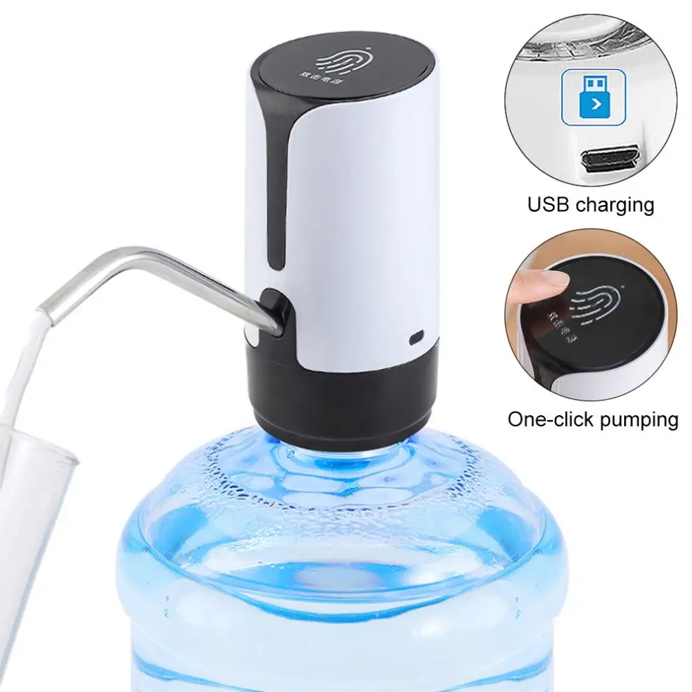 Portable Touch-button Wireless Rechargeable Electric Dispenser Water Pump with USB Cable and 304 Stainless Steel Tube
Portable Touch-button Wireless Rechargeable Electric Dispenser Water Pump with USB Cable and 304 Stainless Steel Tube