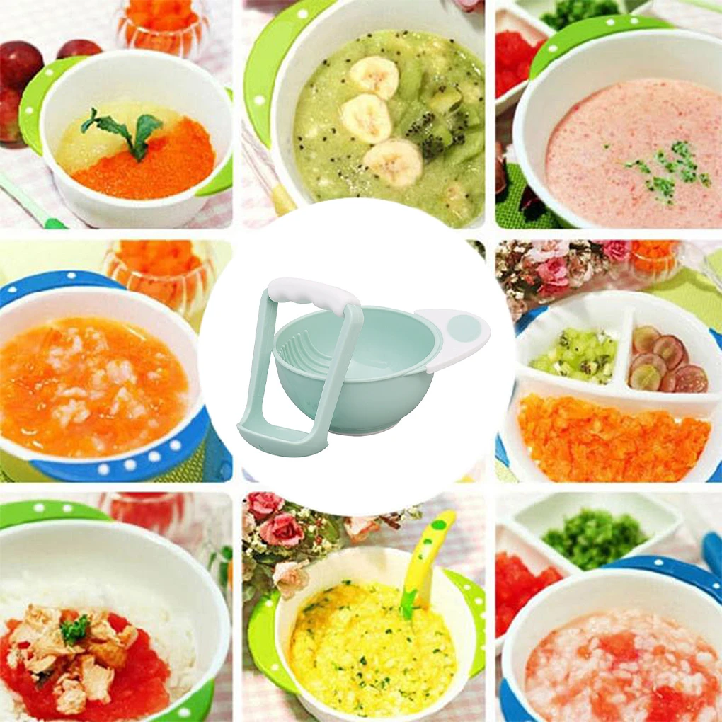 New Portable Baby Grinding Bowl Manual Kids Feeding Bowl Vegetable Fruit Infant Food Masher Set
New Portable Baby Grinding Bowl Manual Kids Feeding Bowl Vegetable Fruit Infant Food Masher Set