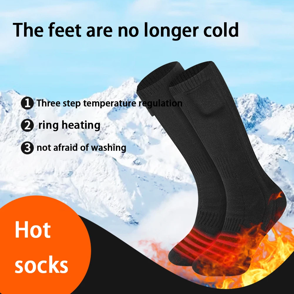 2pcs Unisex Electric Heating Socks USB Charging Foot Warmer Long Stockings Anti-Cold Foot Warmer Thermal Stockings Long Socks
2pcs Unisex Electric Heating Socks USB Charging Foot Warmer Long Stockings Anti-Cold Foot Warmer Thermal Stockings Long Socks
