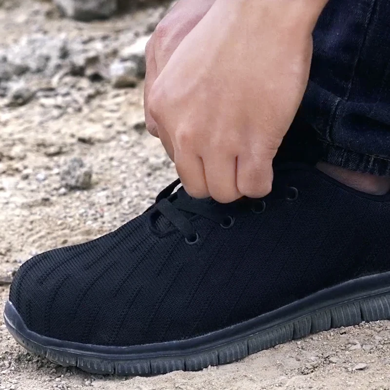 Steel Toe Sneakers Men Women Safety Work Shoes Summer Breathable Lightweight Slip Resistant Anti-puncture Footwear
Steel Toe Sneakers Men Women Safety Work Shoes Summer Breathable Lightweight Slip Resistant Anti-puncture Footwear
