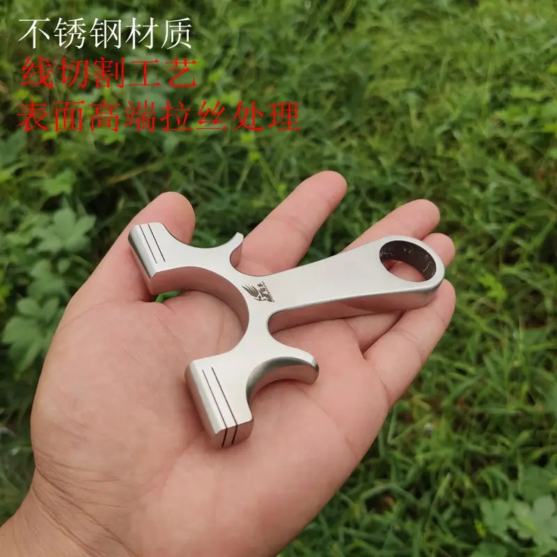 Stainless Steel Card Seam Slingshot Big Support Head Free of Flat Leather Support Head Outdoor High-precision Sports Bow
Stainless Steel Card Seam Slingshot Big Support Head Free of Flat Leather Support Head Outdoor High-precision Sports Bow