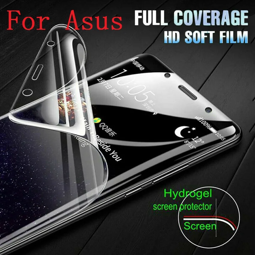 Гидрогелевая пленка с изогнутыми краями и полным покрытием для Asus Zenfone 4 ZE554KL
