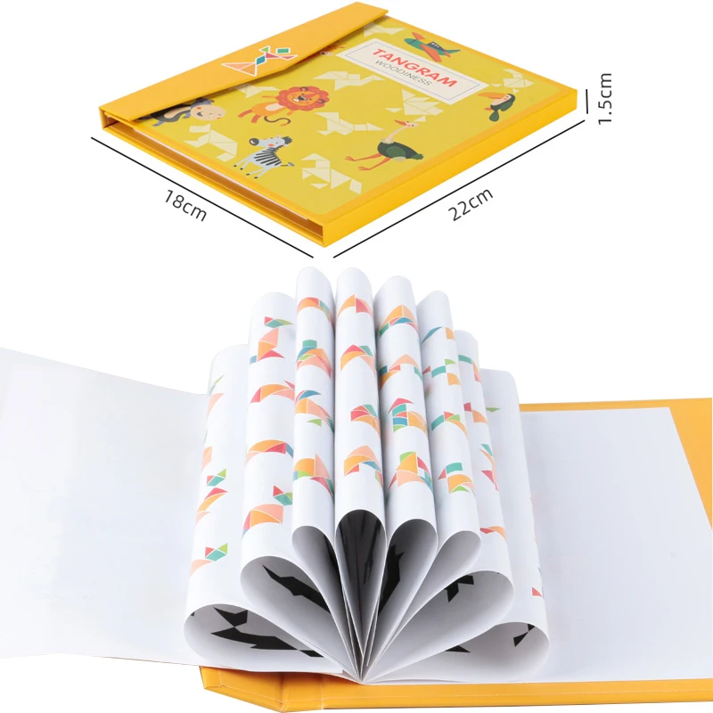 3d Wooden Magnetic Wooden Puzzle Jigsaw Tangram Book Toy Thinking Training Game Baby Montessori Educational Toys for Children
3d Wooden Magnetic Wooden Puzzle Jigsaw Tangram Book Toy Thinking Training Game Baby Montessori Educational Toys for Children