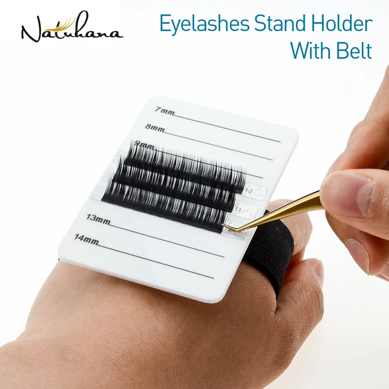NATUHANA Acrylic Eyelash Extension Organizer Pallet False Lash Stand Tile Palette Eyelash Adhesive Glue Ceramic Holder with Belt
NATUHANA Acrylic Eyelash Extension Organizer Pallet False Lash Stand Tile Palette Eyelash Adhesive Glue Ceramic Holder with Belt