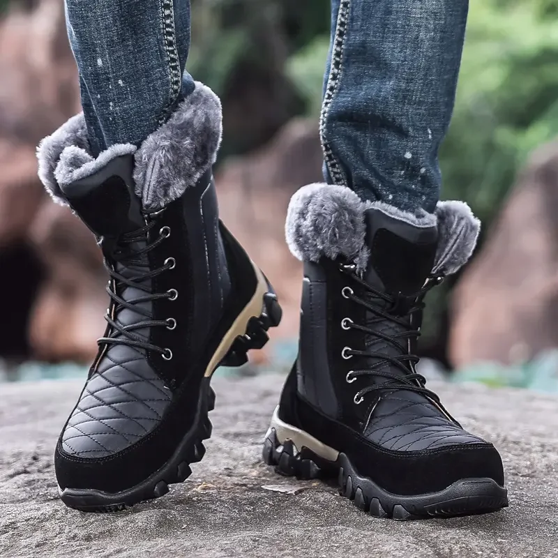 Мужские ботинки QZ70 Chaussure Homme, зимние тканевые водонепроницаемые плюшевые теплые ботинки со шнуровкой, повседневные Модные уличные походные ...
Мужские ботинки QZ70 Chaussure Homme, зимние тканевые водонепроницаемые плюшевые теплые ботинки со шнуровкой, повседневные Модные уличные походные ...
