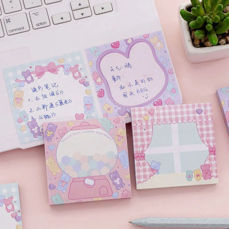 1pcs Candy Sticky Notes Novelty Stationery Sticky Notes Student Planner Stickers Kawaii Memo Sheets stationery School Supplies
1pcs Candy Sticky Notes Novelty Stationery Sticky Notes Student Planner Stickers Kawaii Memo Sheets stationery School Supplies