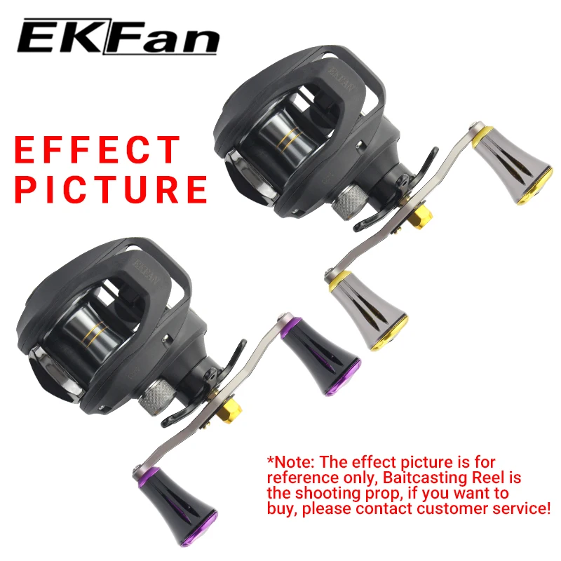 EKFan Aluminum Alloy 2pcs Fishing Reel Handle Knob Fit For 4*7*2.5mm Bearings Fishing Handle Accessory
EKFan Aluminum Alloy 2pcs Fishing Reel Handle Knob Fit For 4*7*2.5mm Bearings Fishing Handle Accessory