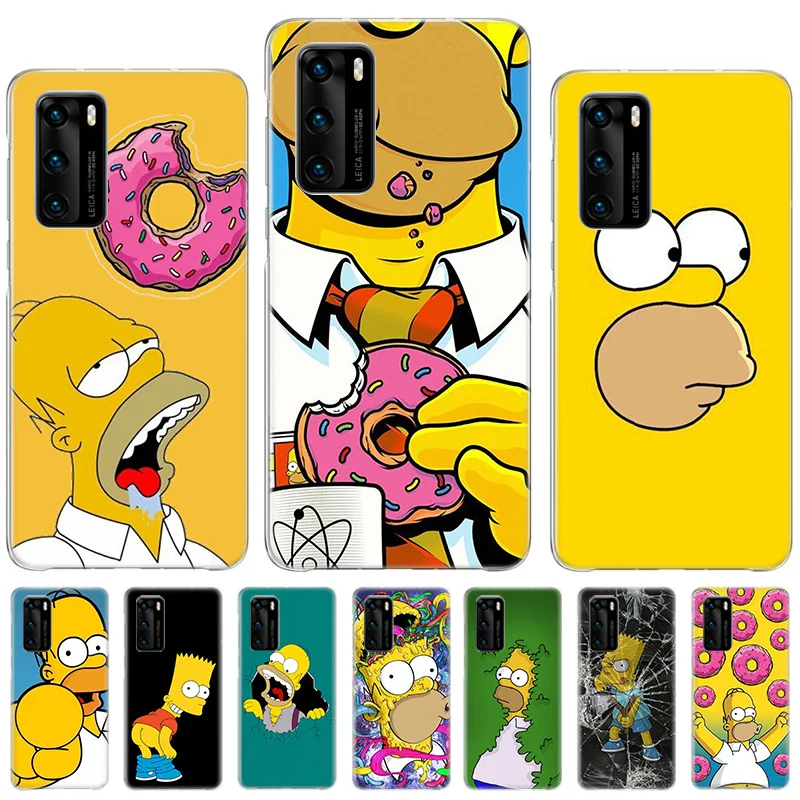 Cartoon Homer S-Simpson Case For Huawei P50 P40 P30 P20 P10 lite Printing Cover For Huawei Mate 20 10 Pro Anti-fall Coque
Cartoon Homer S-Simpson Case For Huawei P50 P40 P30 P20 P10 lite Printing Cover For Huawei Mate 20 10 Pro Anti-fall Coque