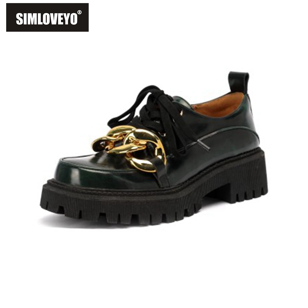 Vintage Punk Genuine Leather Platform Thick Heels Pumps Women Shoes Metal Lace Up Rome Shoes Mid Heel Lady Footwear White S2187 
Vintage Punk Genuine Leather Platform Thick Heels Pumps Women Shoes Metal Lace Up Rome Shoes Mid Heel Lady Footwear White S2187