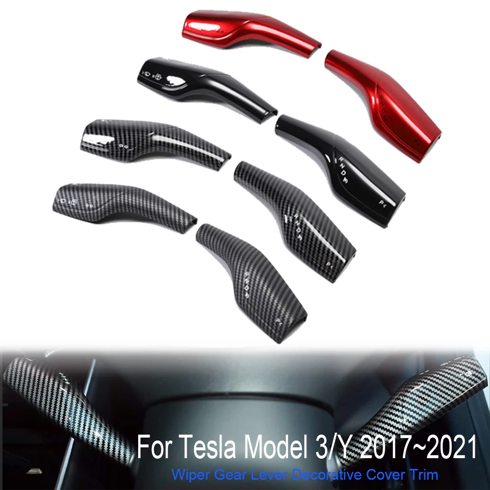 2 Pcs Wiper Gear Lever Decorative Cover Trim For Tesla Model 3 Y Column Gear Shift Cover Steering Wheel Protection Accessories
2 Pcs Wiper Gear Lever Decorative Cover Trim For Tesla Model 3 Y Column Gear Shift Cover Steering Wheel Protection Accessories