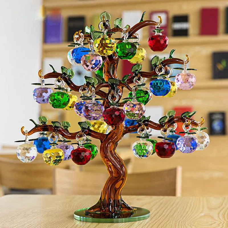 Christmas Crystal Glass Apple Tree Ornaments 36pcs Hanging Apples Home Decor Fengshui Figurines Crafts Gifts Souvenir Miniatures
Christmas Crystal Glass Apple Tree Ornaments 36pcs Hanging Apples Home Decor Fengshui Figurines Crafts Gifts Souvenir Miniatures