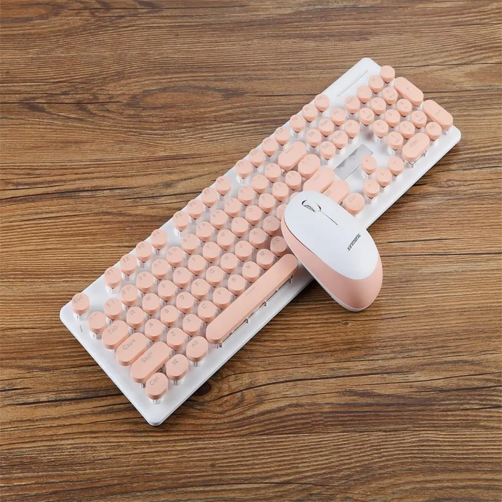 Wireless Replacement Mechanical PC Laptop Keyboard and Mouse Combo Set Kit for Computer Office Home Use | Компьютеры и офис