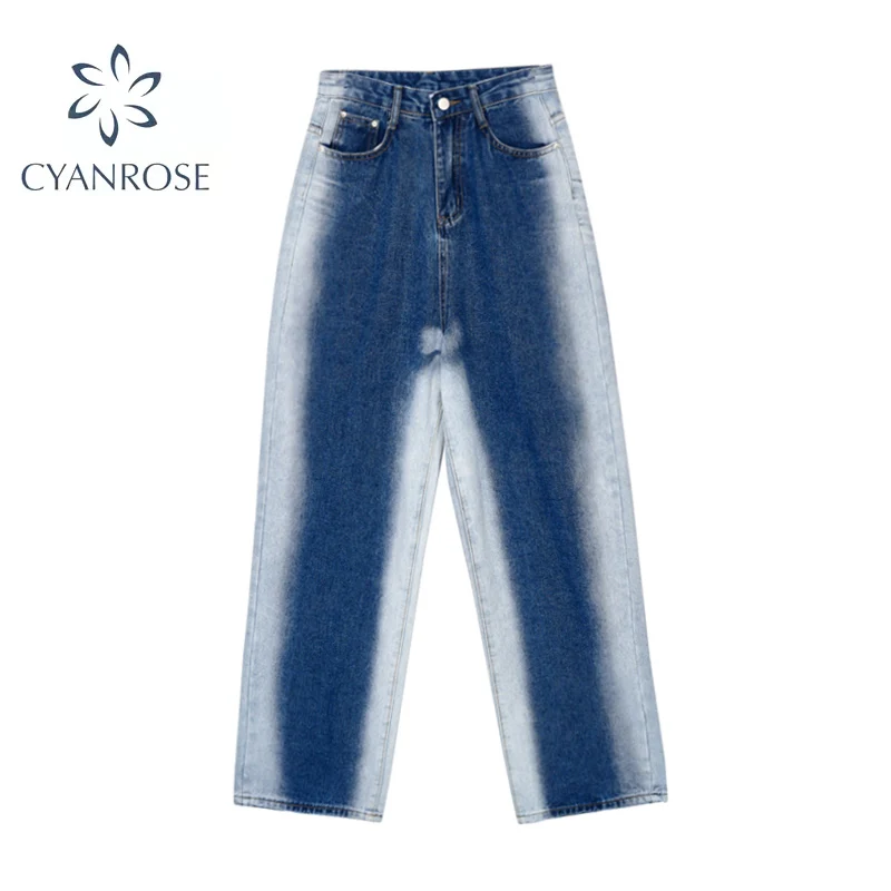 Джинсы женские тонкие прямые с высокой талией, свободные брюки из денима с градиентным переходом цветов, в классическом стиле, с широкими шт... 
Джинсы женские тонкие прямые с высокой талией, свободные брюки из денима с градиентным переходом цветов, в классическом стиле, с широкими шт...