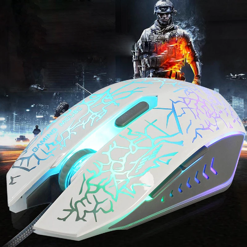 Basix 2400DPI Professional Optical Wired Gaming Mouse Mice 6Buttons USB Wired Backlight Mouse for PC Laptop Computer
Basix 2400DPI Professional Optical Wired Gaming Mouse Mice 6Buttons USB Wired Backlight Mouse for PC Laptop Computer