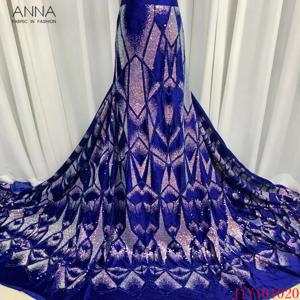 Anna latest african velvet lace fabric embroidery with sequins 2021 high quality french design nigerian lace fabrics 5 yards/pcs
Anna latest african velvet lace fabric embroidery with sequins 2021 high quality french design nigerian lace fabrics 5 yards/pcs