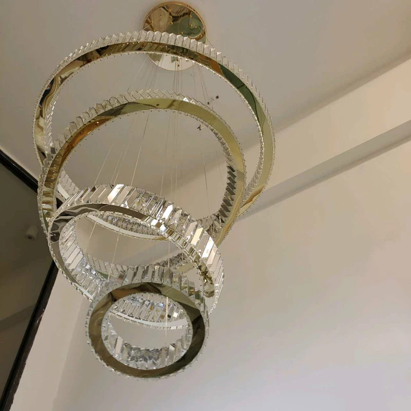 2020 Luxury Modern Chandelier Lighting Large Stair Light LED Crystal Lamp Home Decoration Lighting Fixtures
2020 Luxury Modern Chandelier Lighting Large Stair Light LED Crystal Lamp Home Decoration Lighting Fixtures