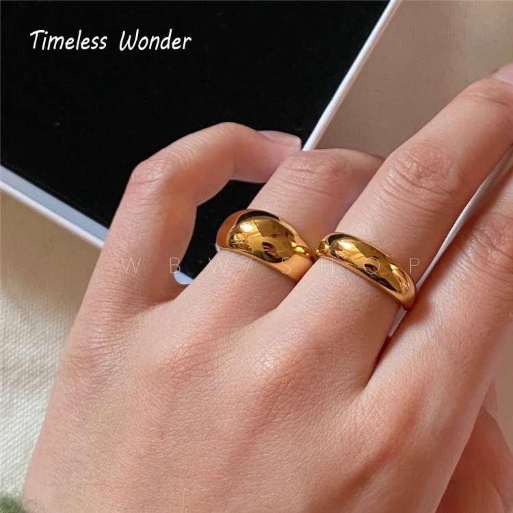 Timeless Wonder Titanium Simple Geo Statement Rings Women Stainless Steel Jewelry Punk Designer Gothic Boho Top Classy Chic 6342
Timeless Wonder Titanium Simple Geo Statement Rings Women Stainless Steel Jewelry Punk Designer Gothic Boho Top Classy Chic 6342