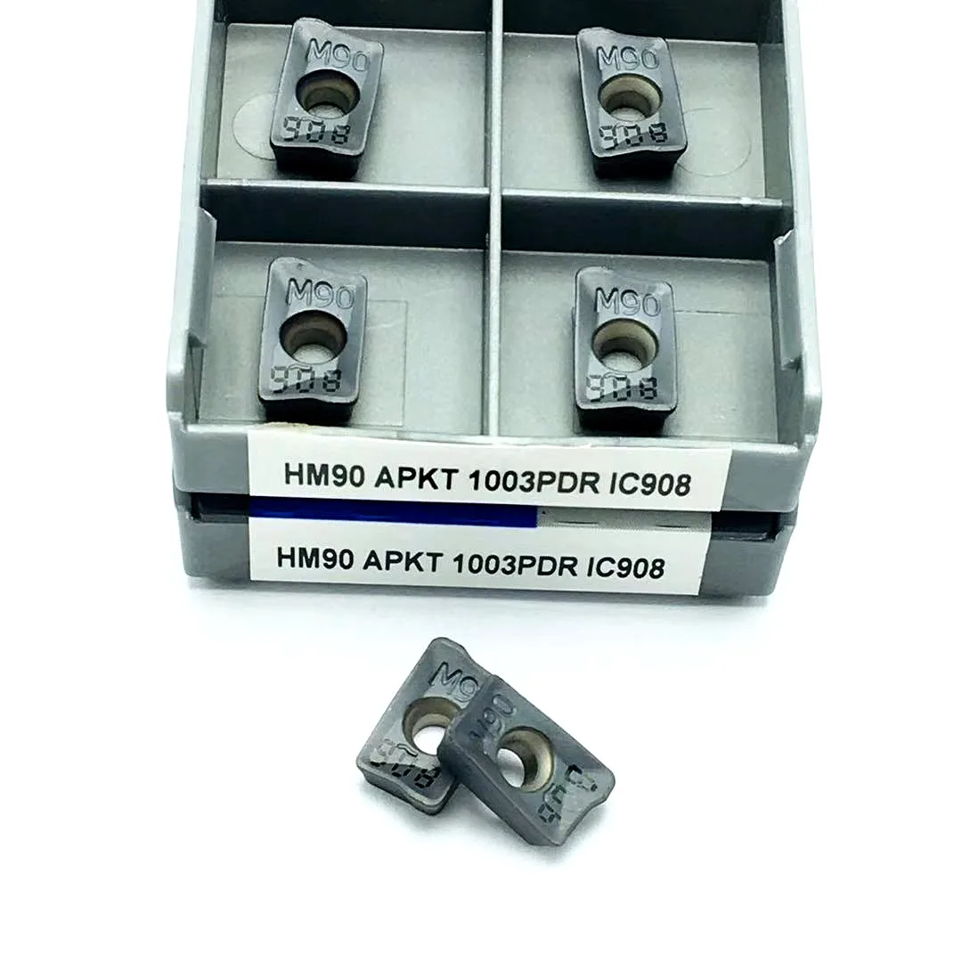 HM90 APKT1003 PDR IC908 milling cutter turning tool carbide inserts for cnc APKT 1003 milling cutter APKT1003PDER lathe milling
HM90 APKT1003 PDR IC908 milling cutter turning tool carbide inserts for cnc APKT 1003 milling cutter APKT1003PDER lathe milling