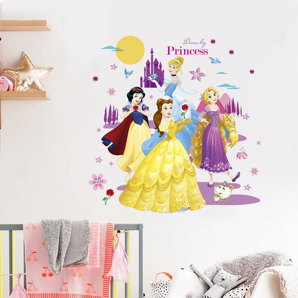 Original Disney Princess Wall Stickers Children's Room Girls Bedroom Cartoon Baby Room Bedside Nursery Decoration Stickers
Original Disney Princess Wall Stickers Children's Room Girls Bedroom Cartoon Baby Room Bedside Nursery Decoration Stickers