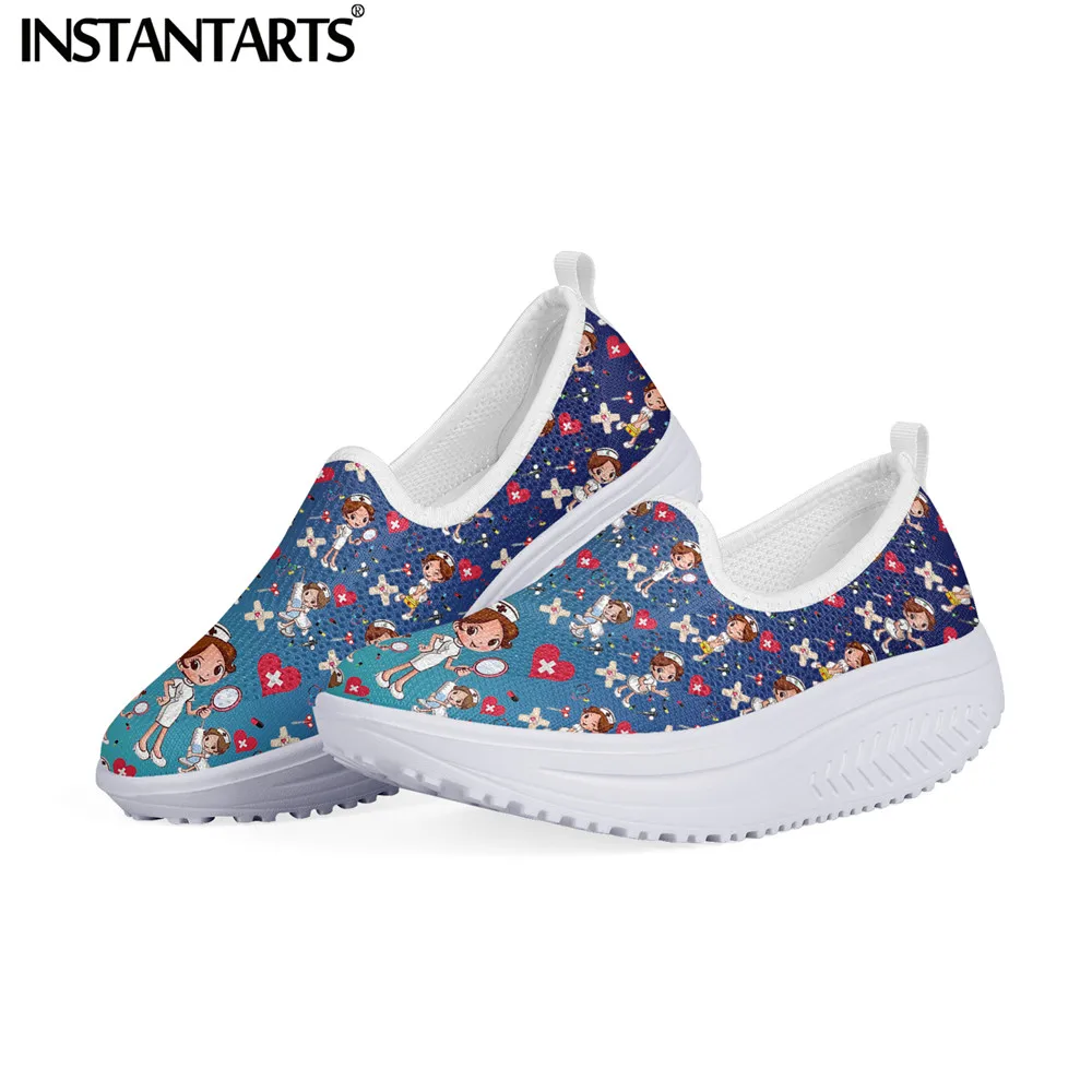 INSTANTARTS Summer Breathable Women's Mesh Swing Shoes Customize Your Image Platform Flat Shoes for Lady Comfort Slip-on Loafers
INSTANTARTS Summer Breathable Women's Mesh Swing Shoes Customize Your Image Platform Flat Shoes for Lady Comfort Slip-on Loafers