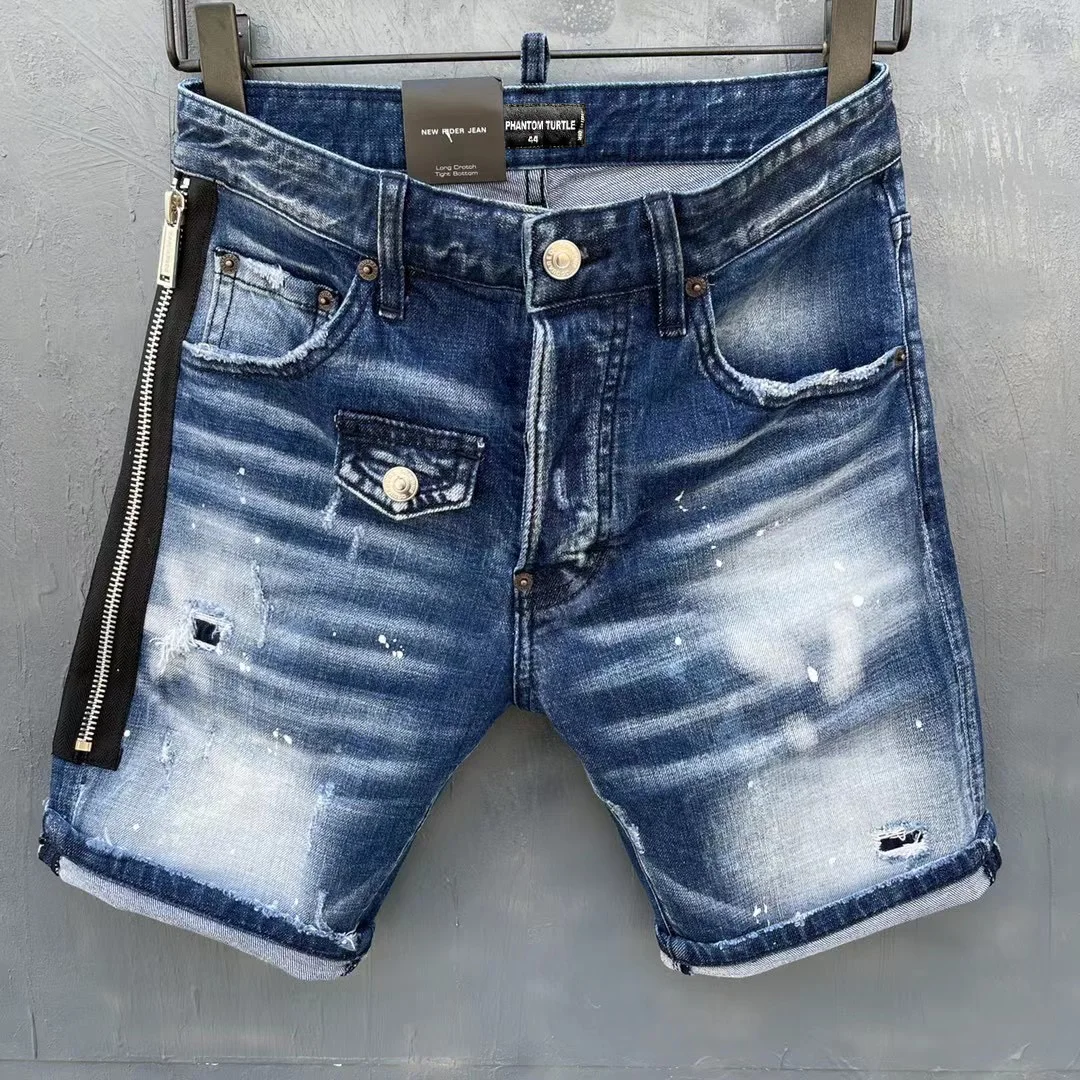 

DSQ PHANTOM TURTLE 2021 New Slim Fit Jeans Men Basic Casual Denim Trousers Plus Size Brand Clothing DSQ007