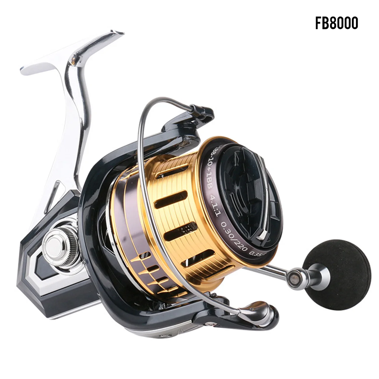 DEUKIO FB8000 10000 12000 Series Spinning Wheel Type Long Range Fishing Reel 4.1:1Speed Ratio 5+1BB Bearing Lures Accessory
DEUKIO FB8000 10000 12000 Series Spinning Wheel Type Long Range Fishing Reel 4.1:1Speed Ratio 5+1BB Bearing Lures Accessory