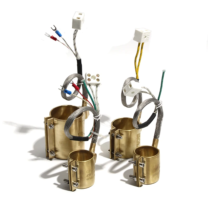 Латунный ленточный нагреватель 220 В, Электрический медный бочонок ID 50 мм, Высота 35/40/45/50/55 мм, два/три/пять провода для нагрева литьевой машины
Латунный ленточный нагреватель 220 В, Электрический медный бочонок ID 50 мм, Высота 35/40/45/50/55 мм, два/три/пять провода для нагрева литьевой машины