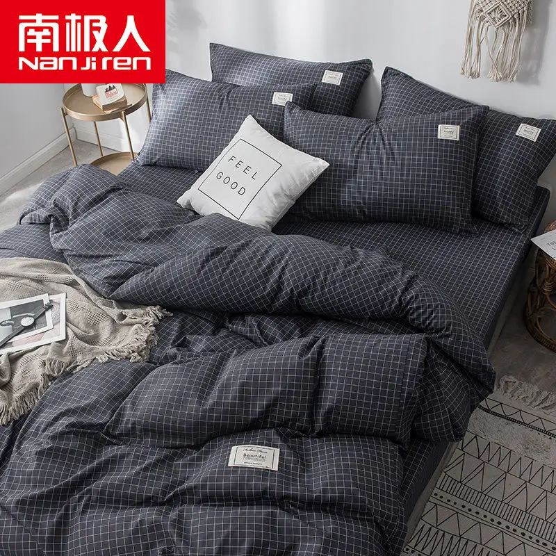 Nordic style four piece washable Quilt Set Net red sheet quilt cover pillow cover bedding queen bedding set
Nordic style four piece washable Quilt Set Net red sheet quilt cover pillow cover bedding queen bedding set