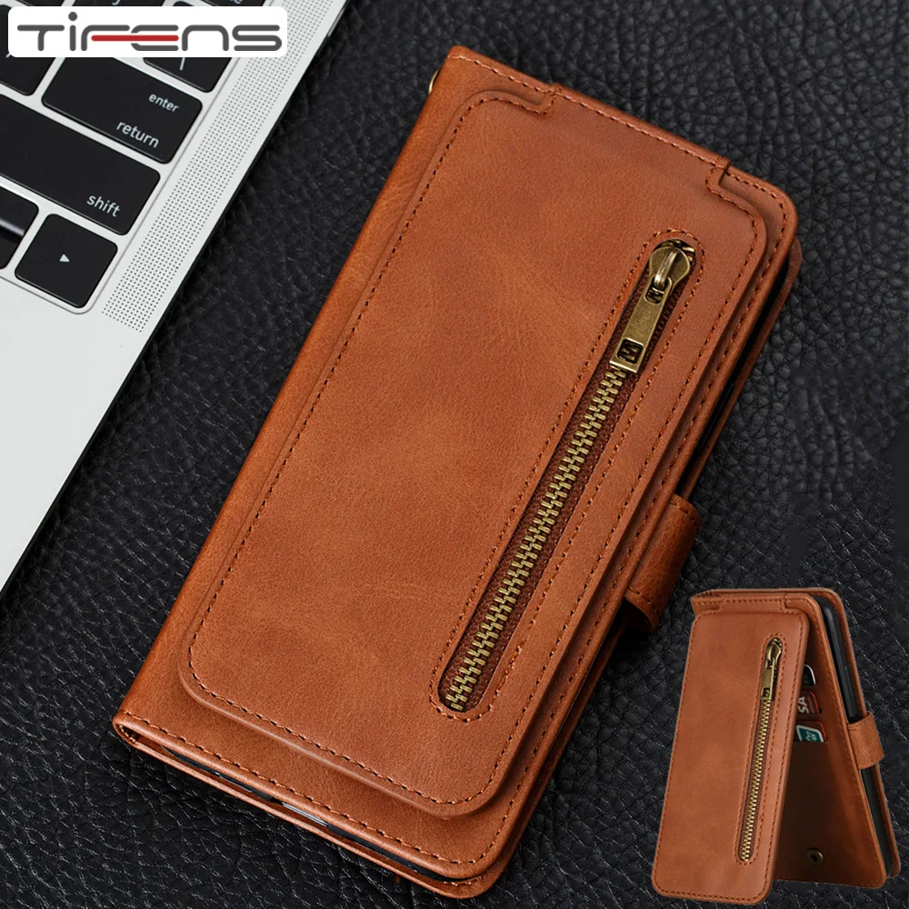 Кожаный чехол кошелек на молнии для Xiaomi Mi Poco X3 M3 F3 11 10 T CC9E Redmi 7A 8A Note 7 8 9T 9 S K20 K40 Pro Max
