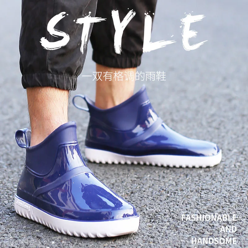 Galoshes male low top Korean fashion trend galoshes four seasons non-slip waterproof shoes adult galoshes male short tube galosh
Galoshes male low top Korean fashion trend galoshes four seasons non-slip waterproof shoes adult galoshes male short tube galosh