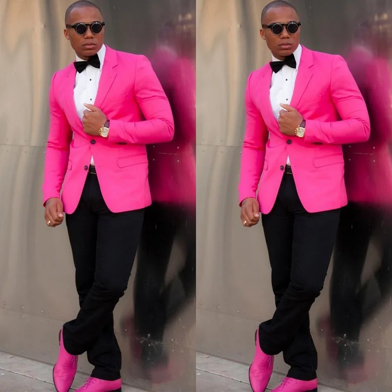 Slim Fit Pink Red Groom Tuxedos Groomsmen Blazer Excellent Men Business Activity Suit Party Prom Suit(Jacket+Pants)
Slim Fit Pink Red Groom Tuxedos Groomsmen Blazer Excellent Men Business Activity Suit Party Prom Suit(Jacket+Pants)
