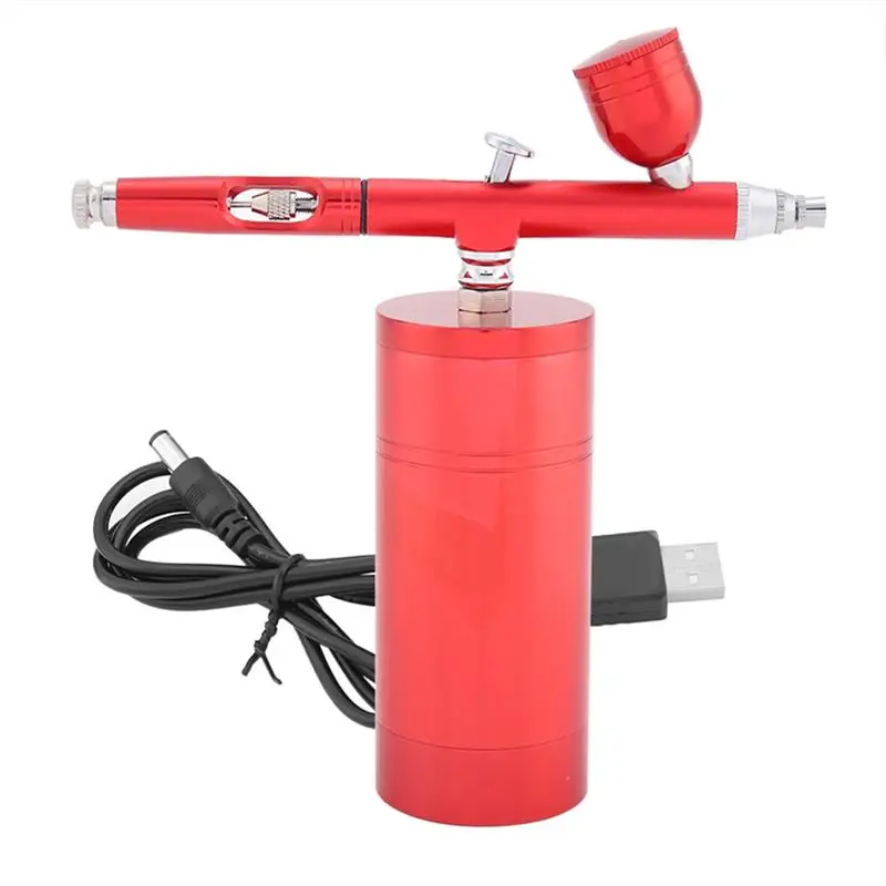 Cordless Airbrush Set Portable Air Brush With 0.3mm Nozzle Mini Compressor For Cake Decorating Art Makeup Nail Model Painting
Cordless Airbrush Set Portable Air Brush With 0.3mm Nozzle Mini Compressor For Cake Decorating Art Makeup Nail Model Painting