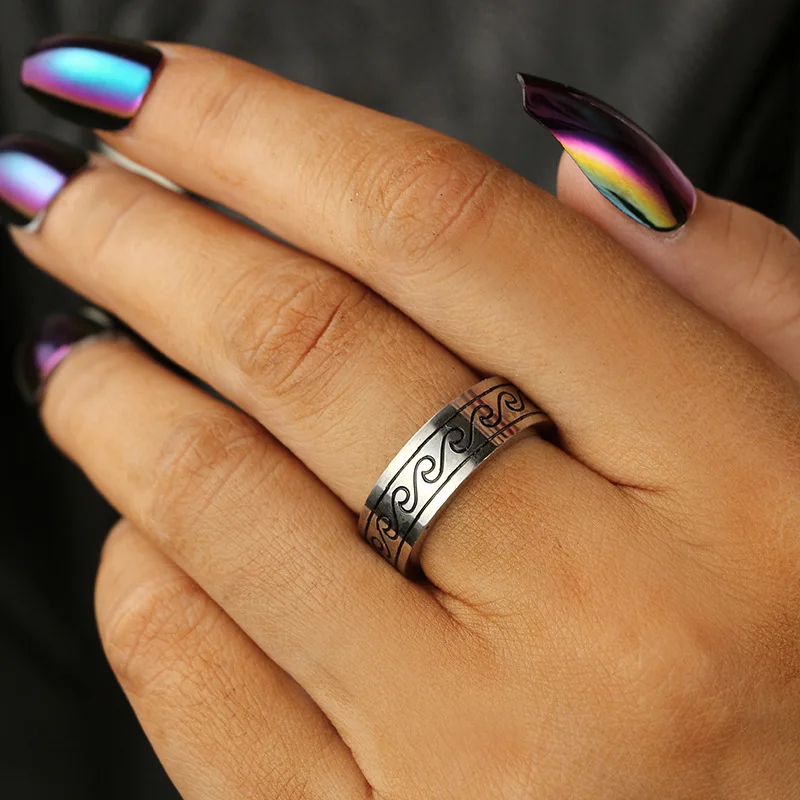 Cool European and American Retro Little Finger Ring Fashion Fashion Men and Women Simple Thin Ring Open Gothic Letter Ring Ring
Cool European and American Retro Little Finger Ring Fashion Fashion Men and Women Simple Thin Ring Open Gothic Letter Ring Ring