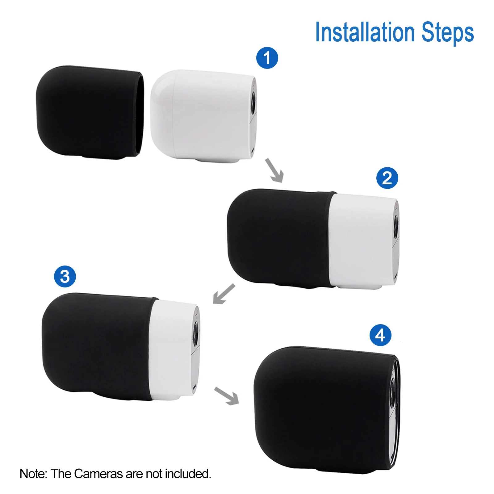 1 Pack Silicone Skin Compatible with Arlo Essential Cameras Security Weatherproof UV-resistant Case
1 Pack Silicone Skin Compatible with Arlo Essential Cameras Security Weatherproof UV-resistant Case