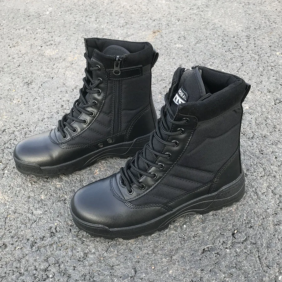 Military Fan Men and Women Outdoor Hiking Shoes Combat Boots Field Training Shoes High-top Desert Boots Military Shoes Tactical
Military Fan Men and Women Outdoor Hiking Shoes Combat Boots Field Training Shoes High-top Desert Boots Military Shoes Tactical