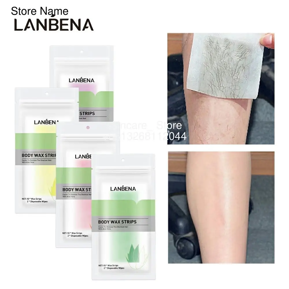 LANBENA Body Wax Strips Hair Removal Papers Natural Beeswax Double Side Depilation Uprooted Silky Bodys Beauty Tools 10Pcs /Sets
LANBENA Body Wax Strips Hair Removal Papers Natural Beeswax Double Side Depilation Uprooted Silky Bodys Beauty Tools 10Pcs /Sets