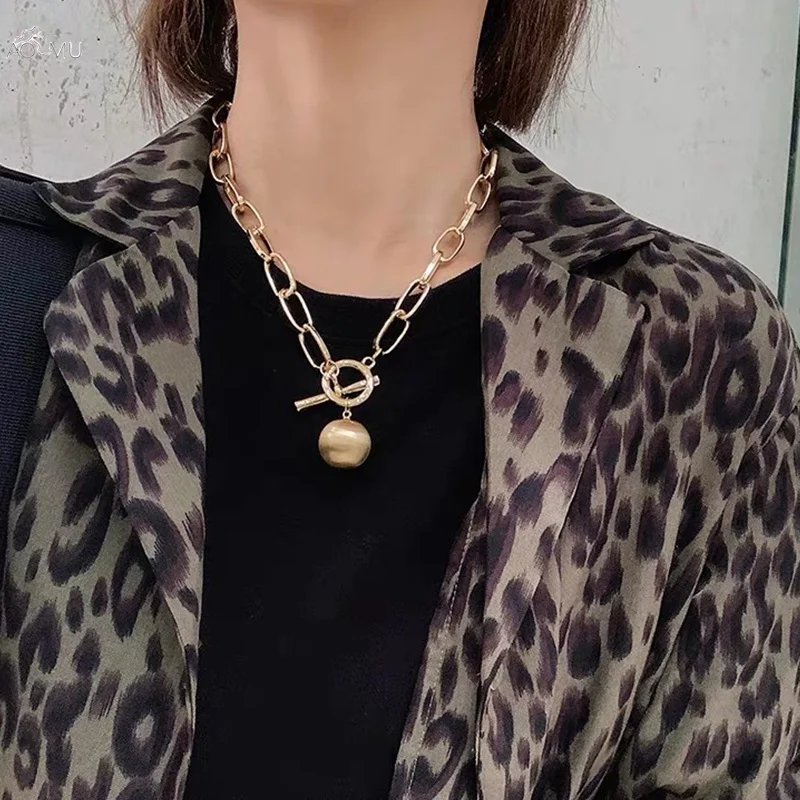 2020 New Trend Hip Hop Oval Thick Chain Metal Ball Chain Necklace for Men Women Girls Party Jewelry Gift
2020 New Trend Hip Hop Oval Thick Chain Metal Ball Chain Necklace for Men Women Girls Party Jewelry Gift