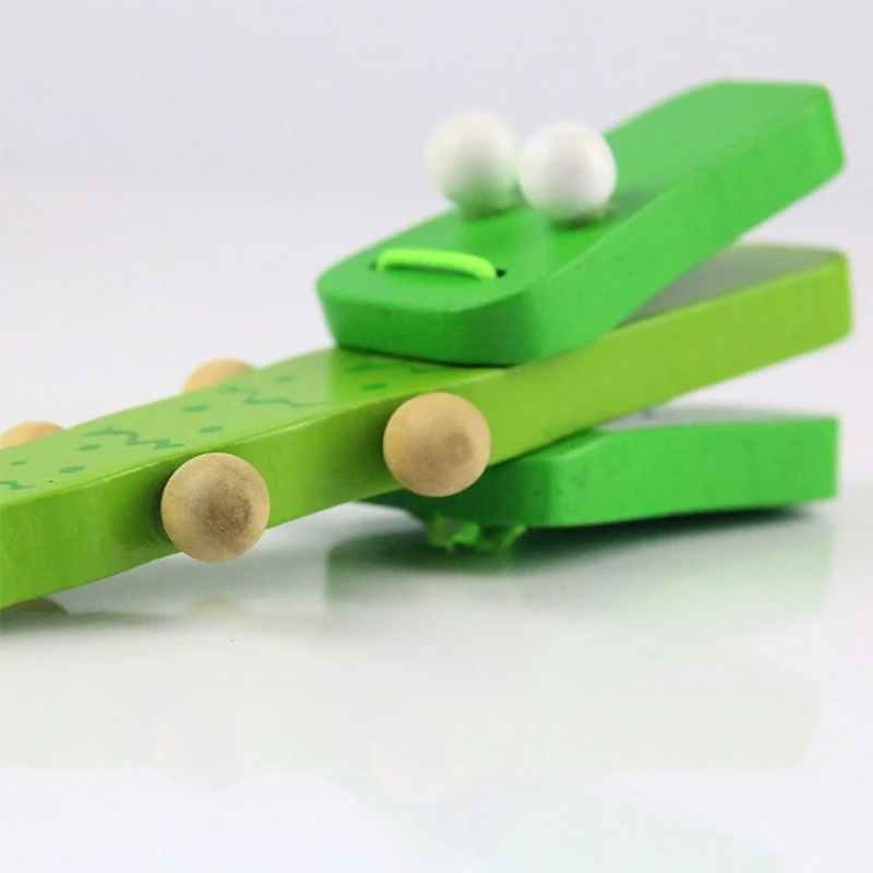85DE Crocodile Shape Wood Castanet Baby Musical Instrument Cartoon Child Musical Educational Rattle Toys Gifts
85DE Crocodile Shape Wood Castanet Baby Musical Instrument Cartoon Child Musical Educational Rattle Toys Gifts